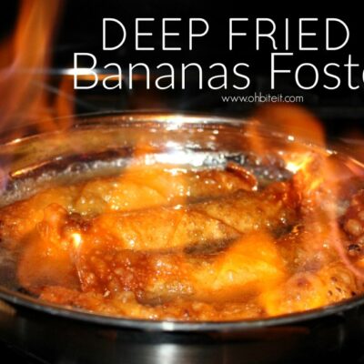 ~Deep Fried Bananas Foster!