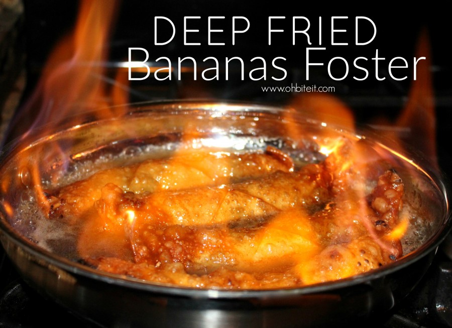 Deep Fried Bananas Foster!