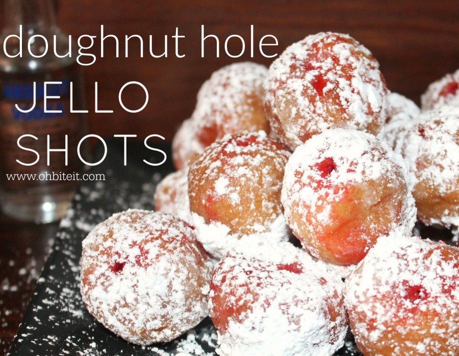 Doughnut Hole JELLO Shots!