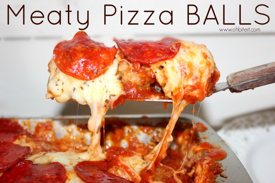 Meaty Pizza Balls!