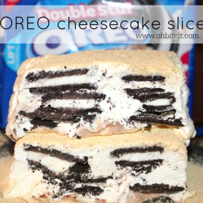 ~OREO Cheesecake Slice!
