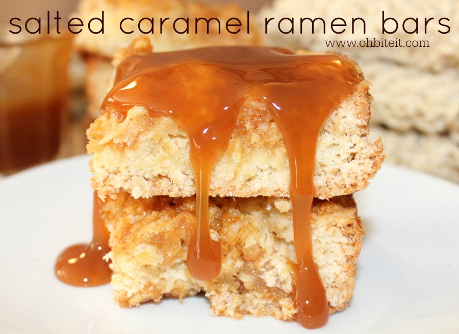 Salted Caramel Ramen Bars!