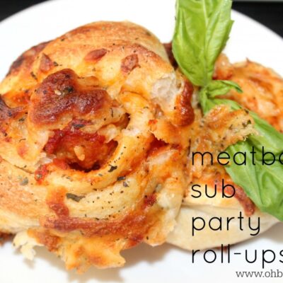 ~Meatball Sub Party Rolls!