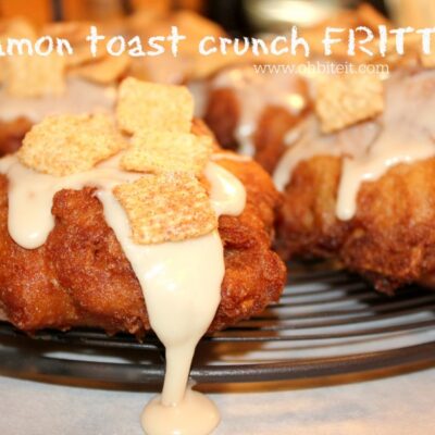 ~Cinnamon Toast Crunch Fritters!