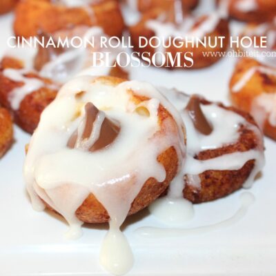 ~Cinnamon Roll Doughnut Hole Blossoms!