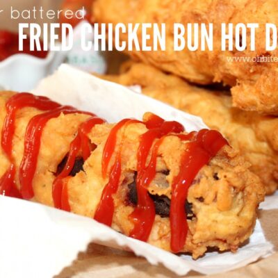~Fried Chicken Hot Dog BUNS!