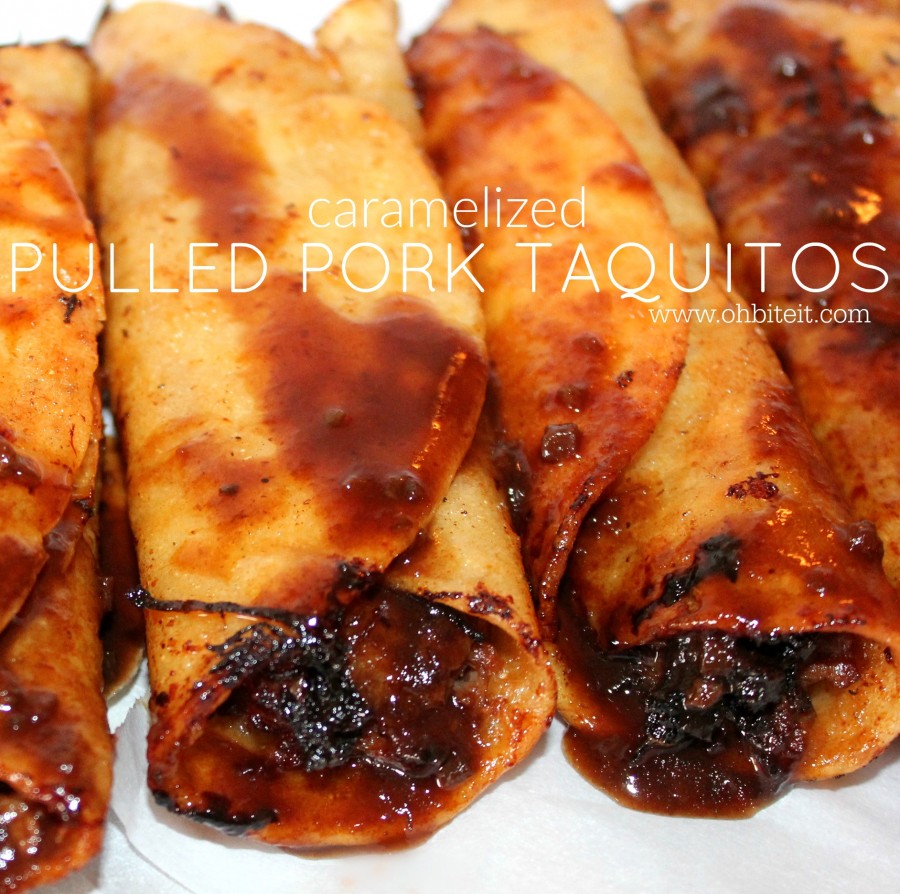 Caramelized Pulled Pork Taquitos..by Smithfield Foods!