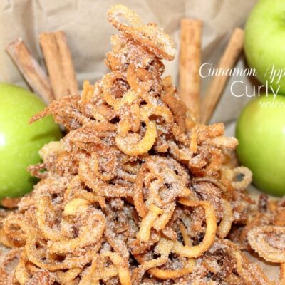 ~Cinnamon Apple Curly Fries!