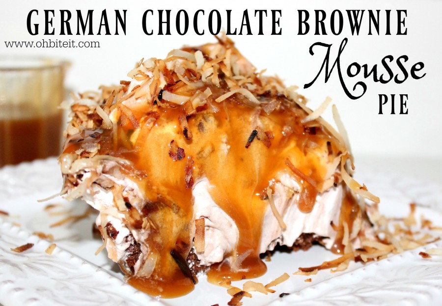 German Chocolate Brownie Mousse Pie by Silver Fern Brand