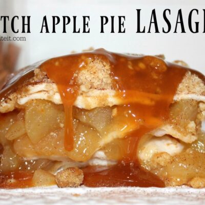~Dutch Apple Pie Lasgana!