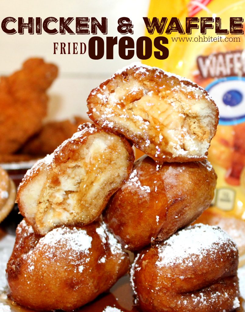 ~Chicken & Waffle Fried OREOS!