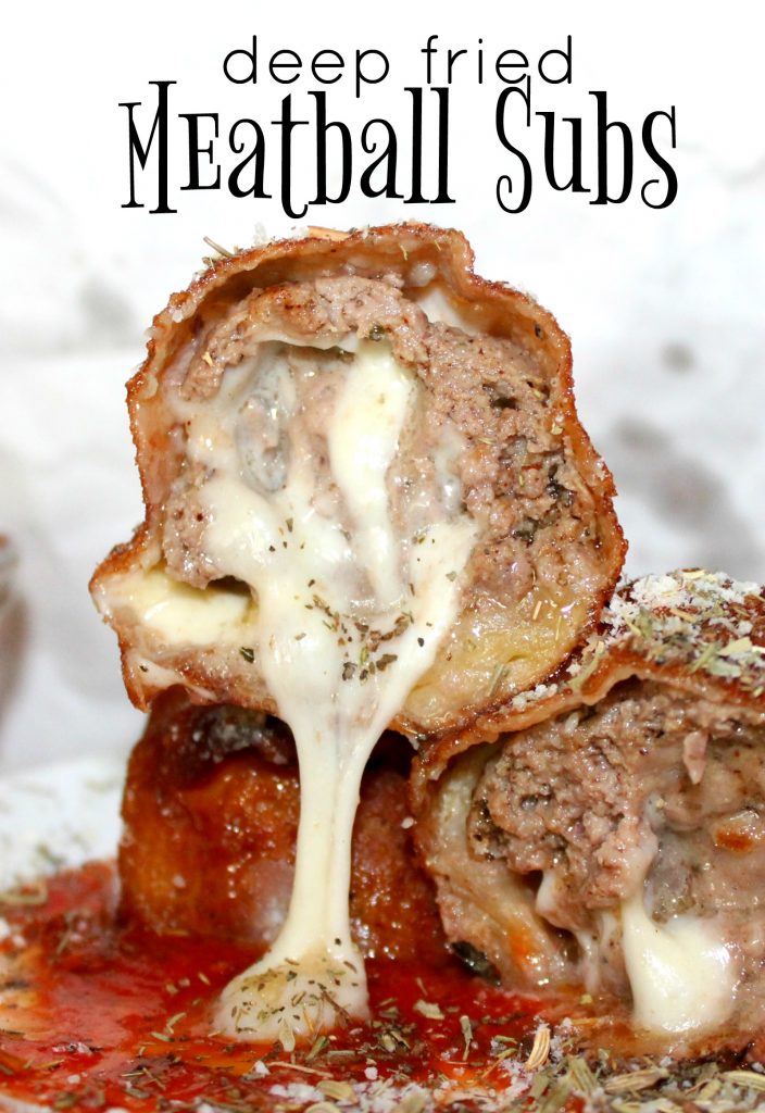 ~Deep Fried Meatball Subs!