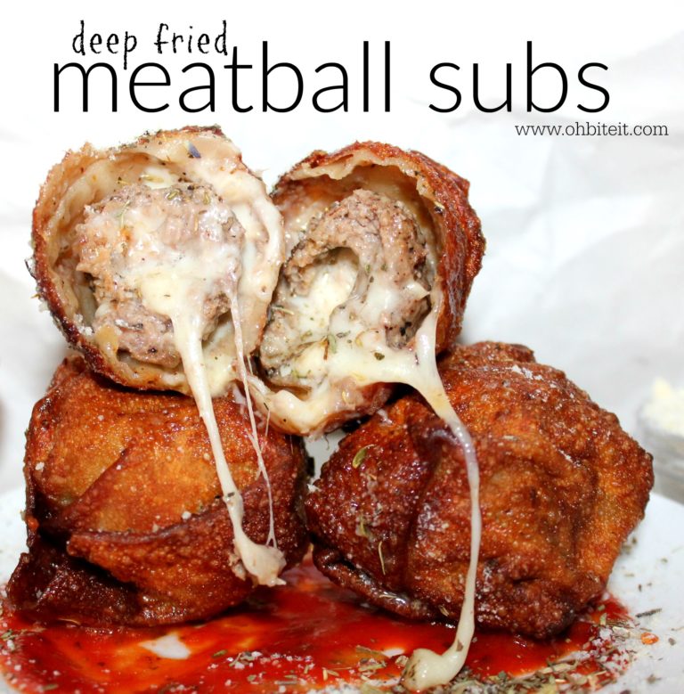 ~Deep Fried Meatball Subs! - Oh Bite It