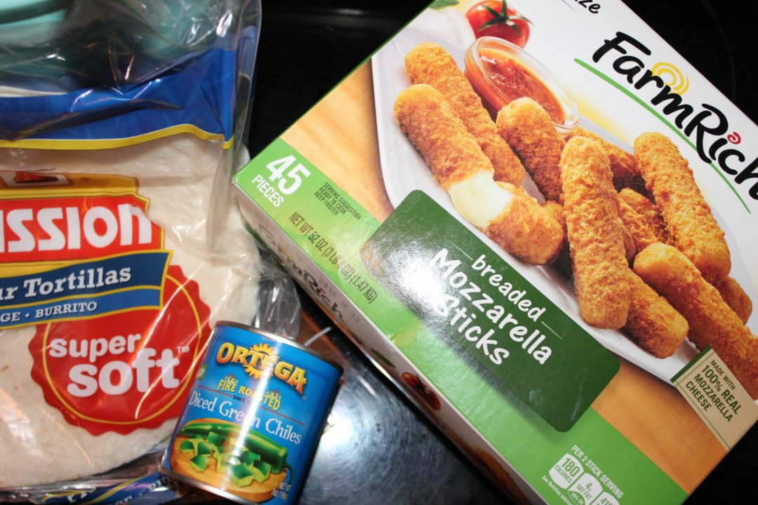 Mozzarella Stick Burritos! Oh Bite It