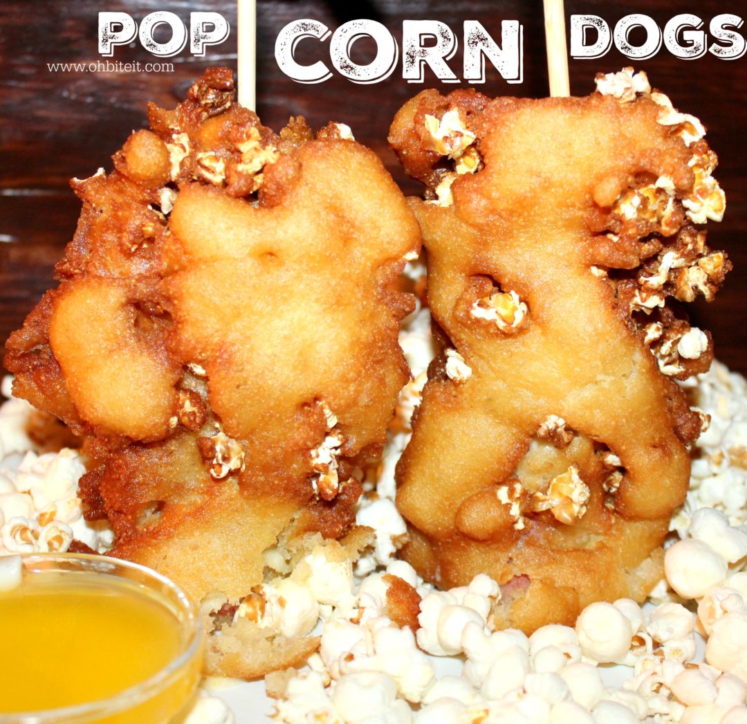 Popcorn Dogs! Oh Bite It