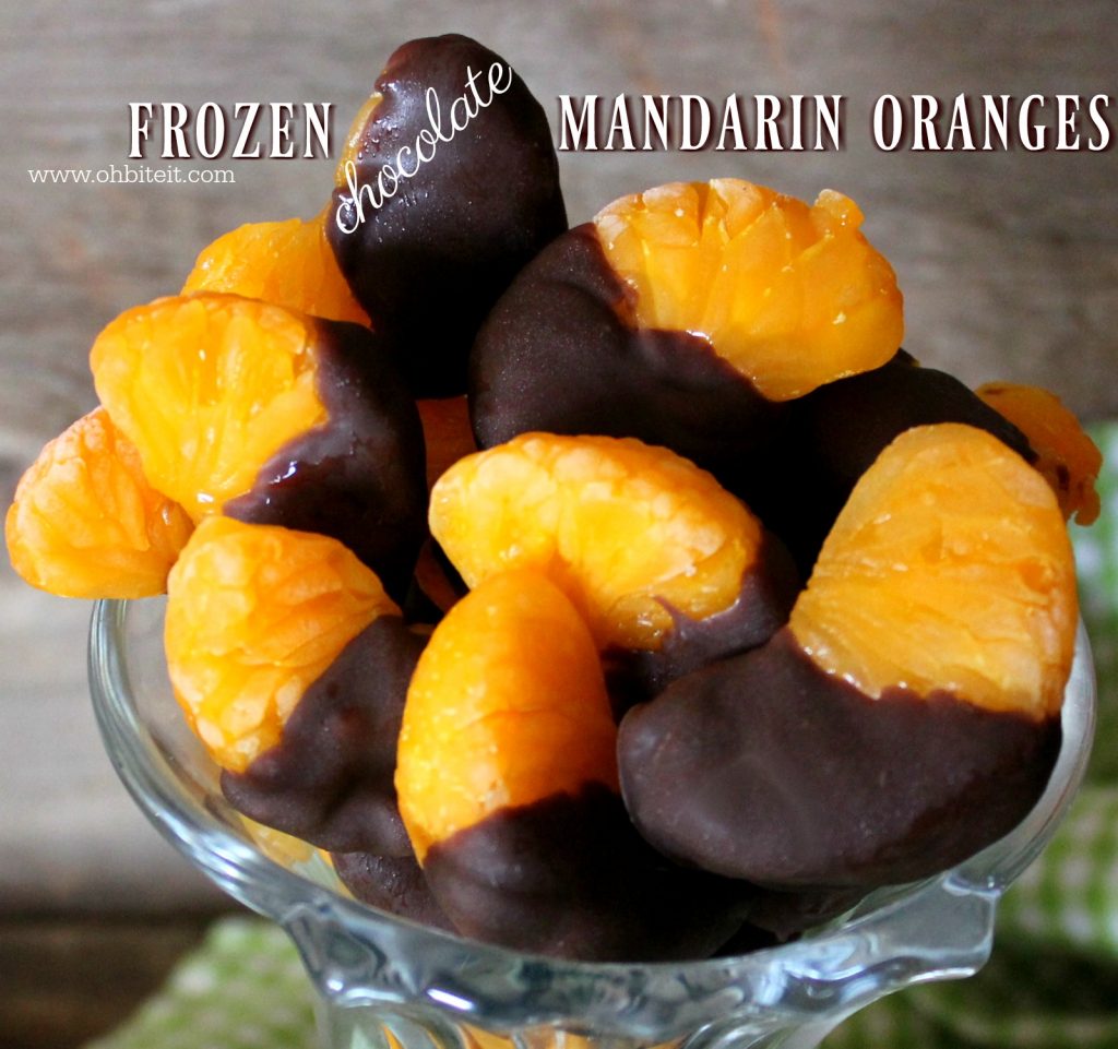 ~Frozen Chocolate Mandarin Oranges!