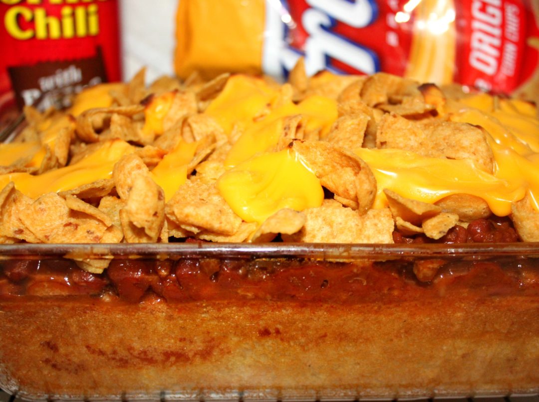 Frito Pie Poke Cake! Oh Bite It