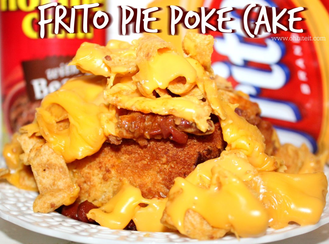 Frito Pie Poke Cake! Oh Bite It