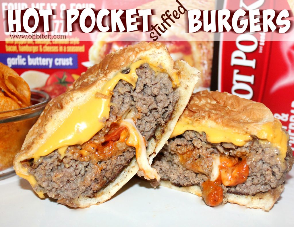 ~Hot Pockets Stuffed Burgers!