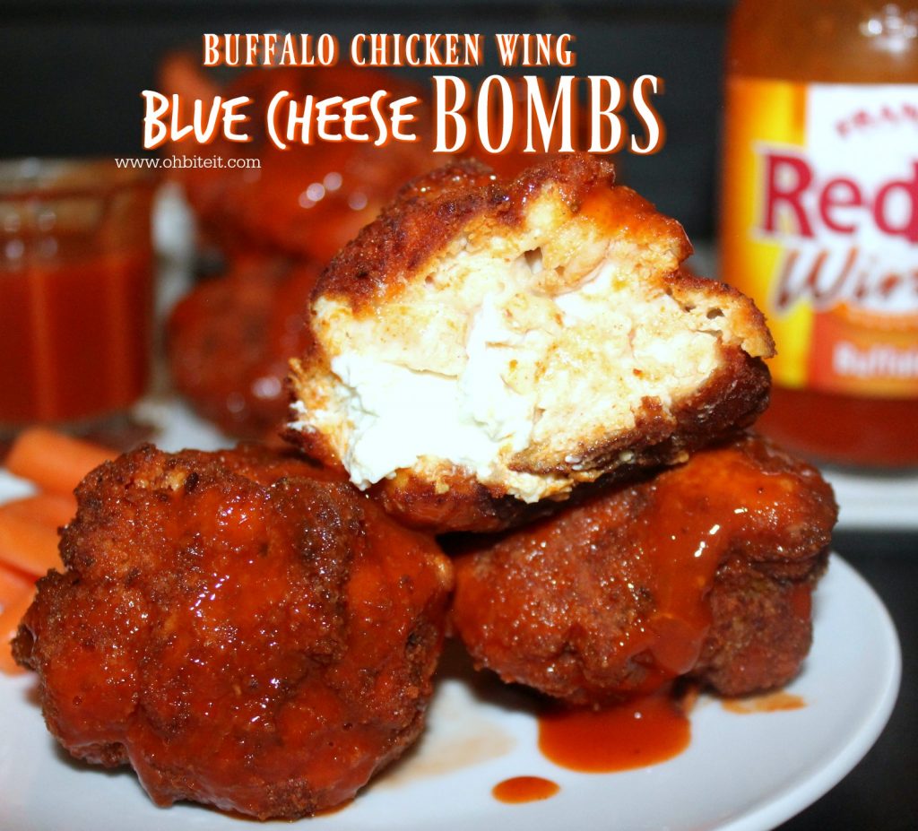 ~Buffalo Chicken Wing Blue Cheese BOMBS!