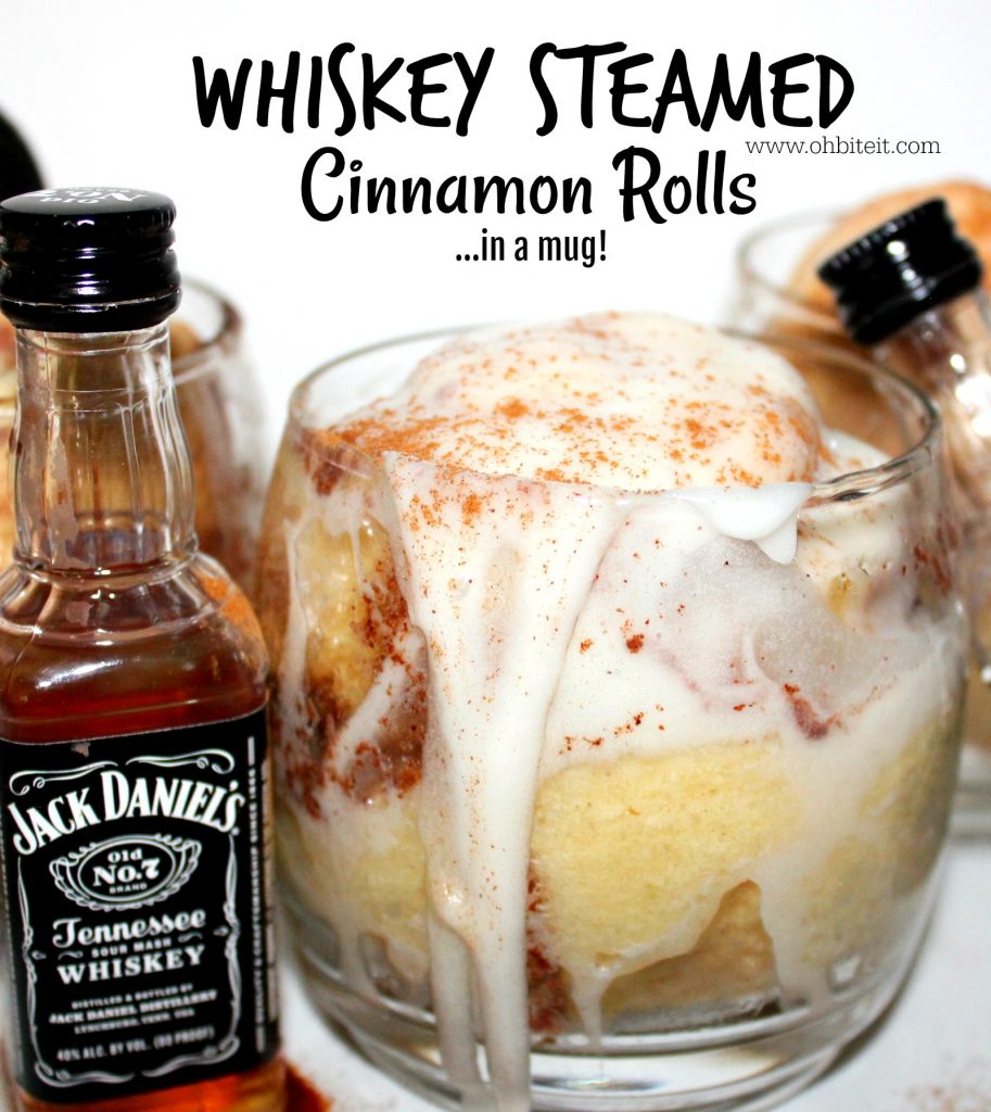 ~Whiskey Steamed Cinnamon Rolls!