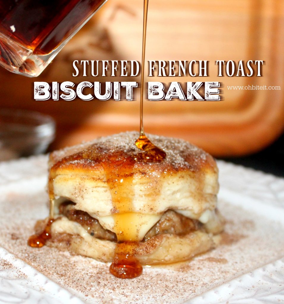 ~Stuffed French Toast Biscuit Bake — featuring the Lagostina Lasagnera pan!