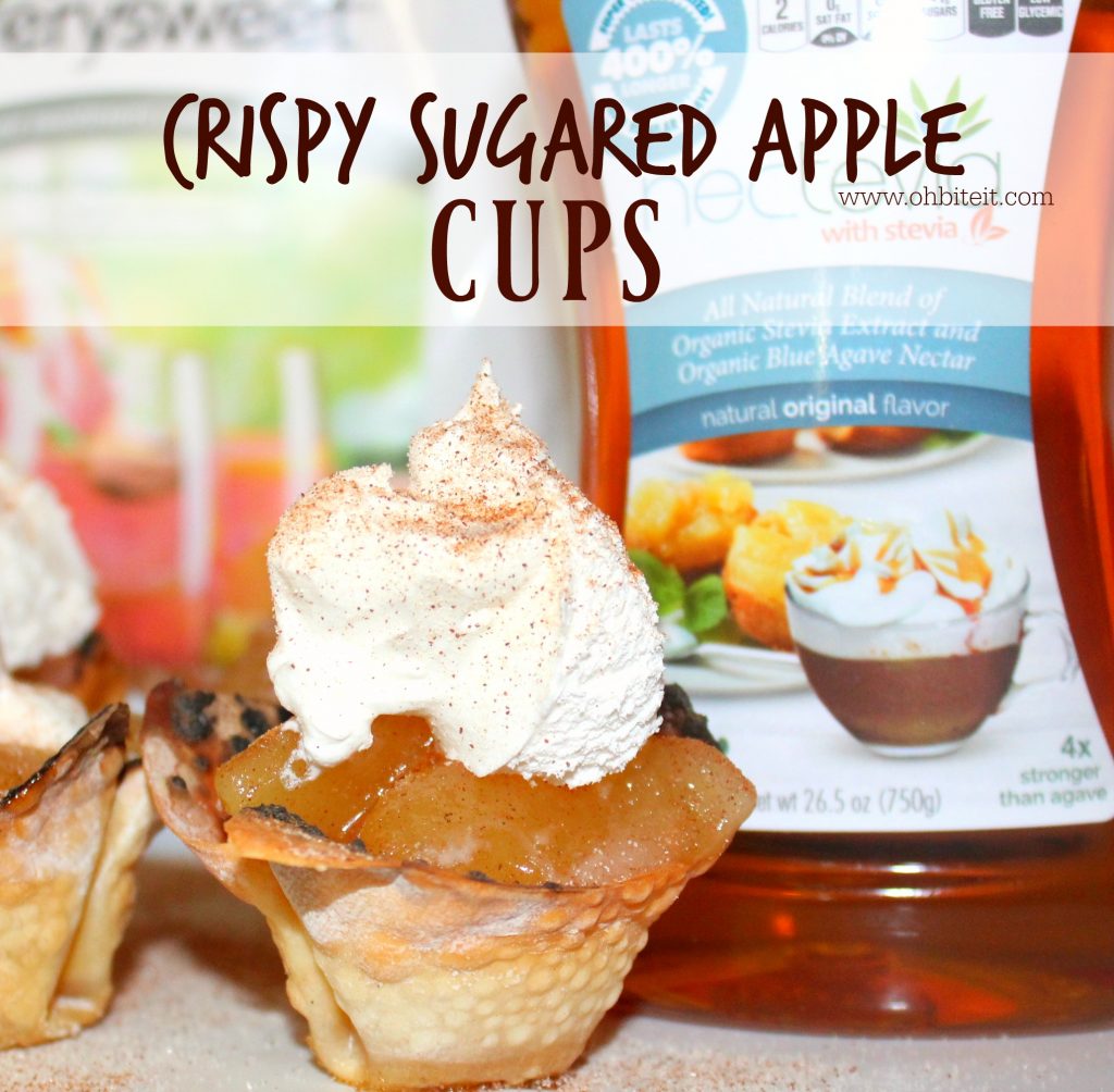 ~Crispy Sugared Apple Pie Cups!