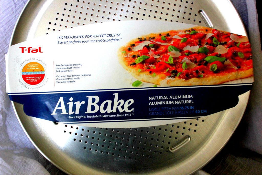 ~T-fal Celebrates ‘National PIZZA Month’ with the amazing AirBake Natural Aluminum Pizza Pan!