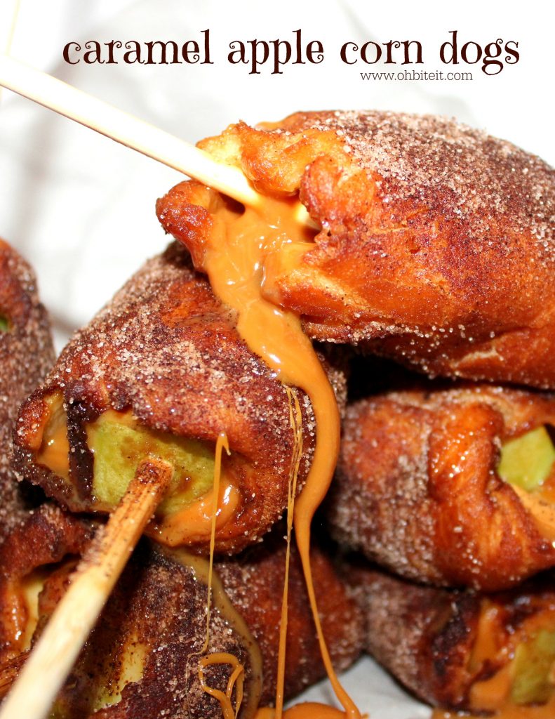 ~Caramel Apple Corn Dogs!