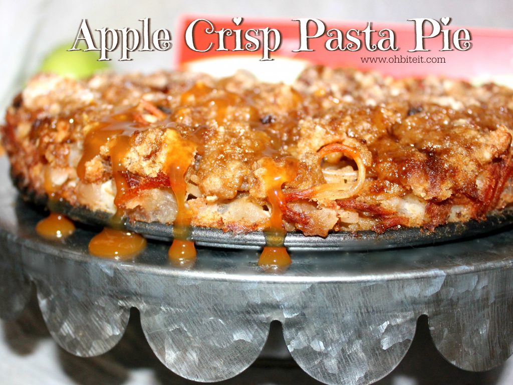 ~Apple Crisp Pasta Pie..by Tresomega Nutrition!