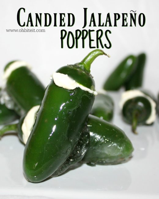 Candied Jalapeno Poppers! Oh Bite It