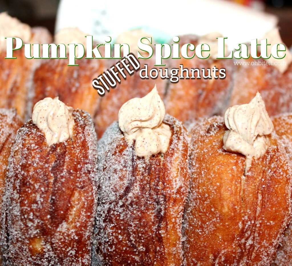 ~Pumpkin Spice Latte STUFFED Doughnuts!