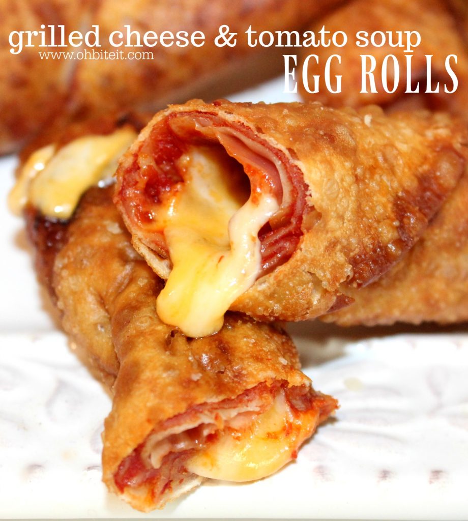 ~Grilled Cheese & Tomato Soup Egg Rolls – featuring Twin Dragon Egg Roll Wrappers!