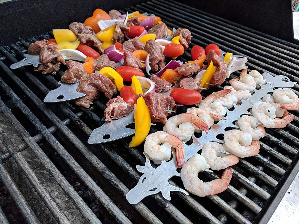 ~Slide & Serve BBQ Skewers and Q-Swiper by, A Proud Grill Company!