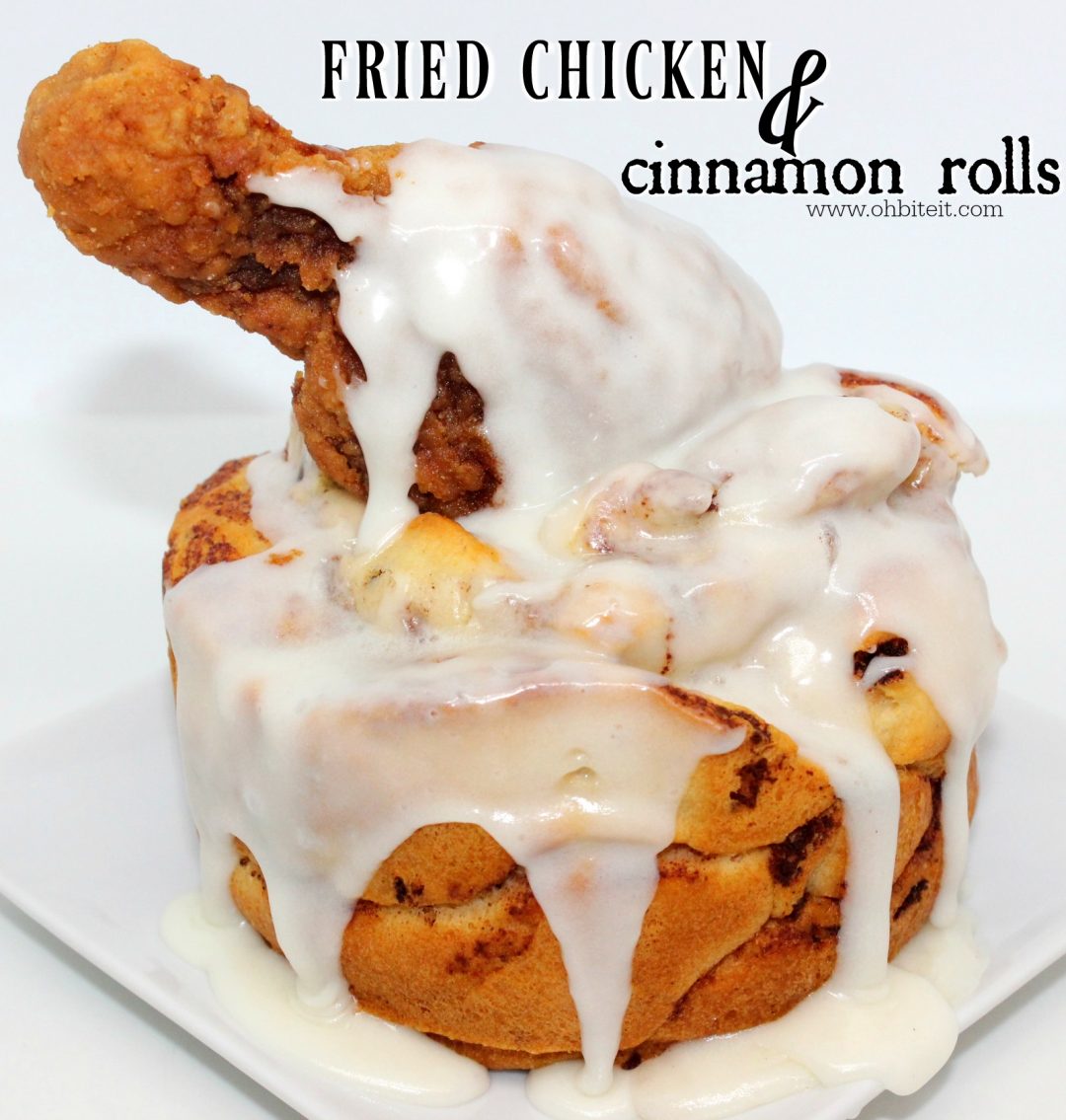 Fried Chicken & Cinnamon Rolls! Oh Bite It