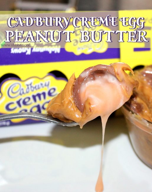 Cadbury Creme Egg Peanut Butter! Oh Bite It