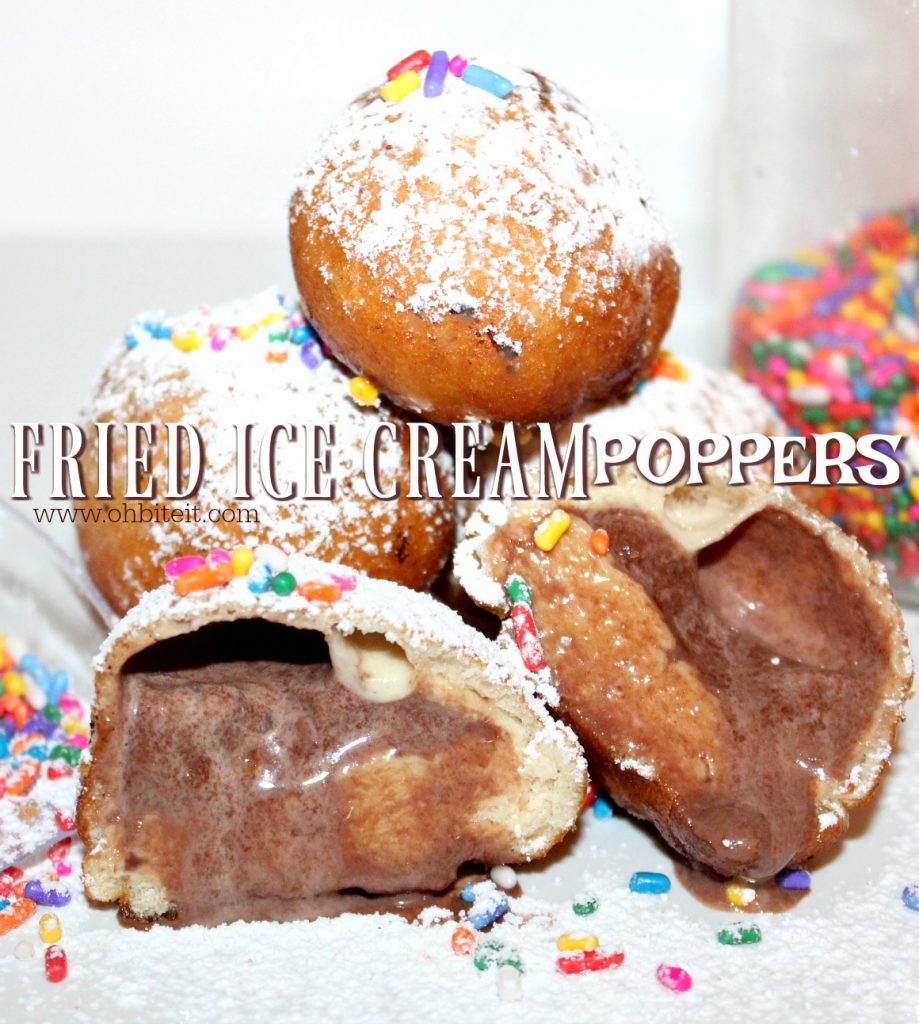 ~Fried Ice Cream POPPERS!