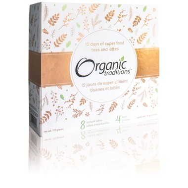~Organic Traditions – 12 Days of Super Food Teas and Lattes!