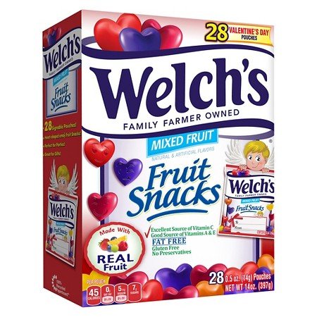~Welch’s Valentine’s Day Heart Shaped Fruit Snacks!