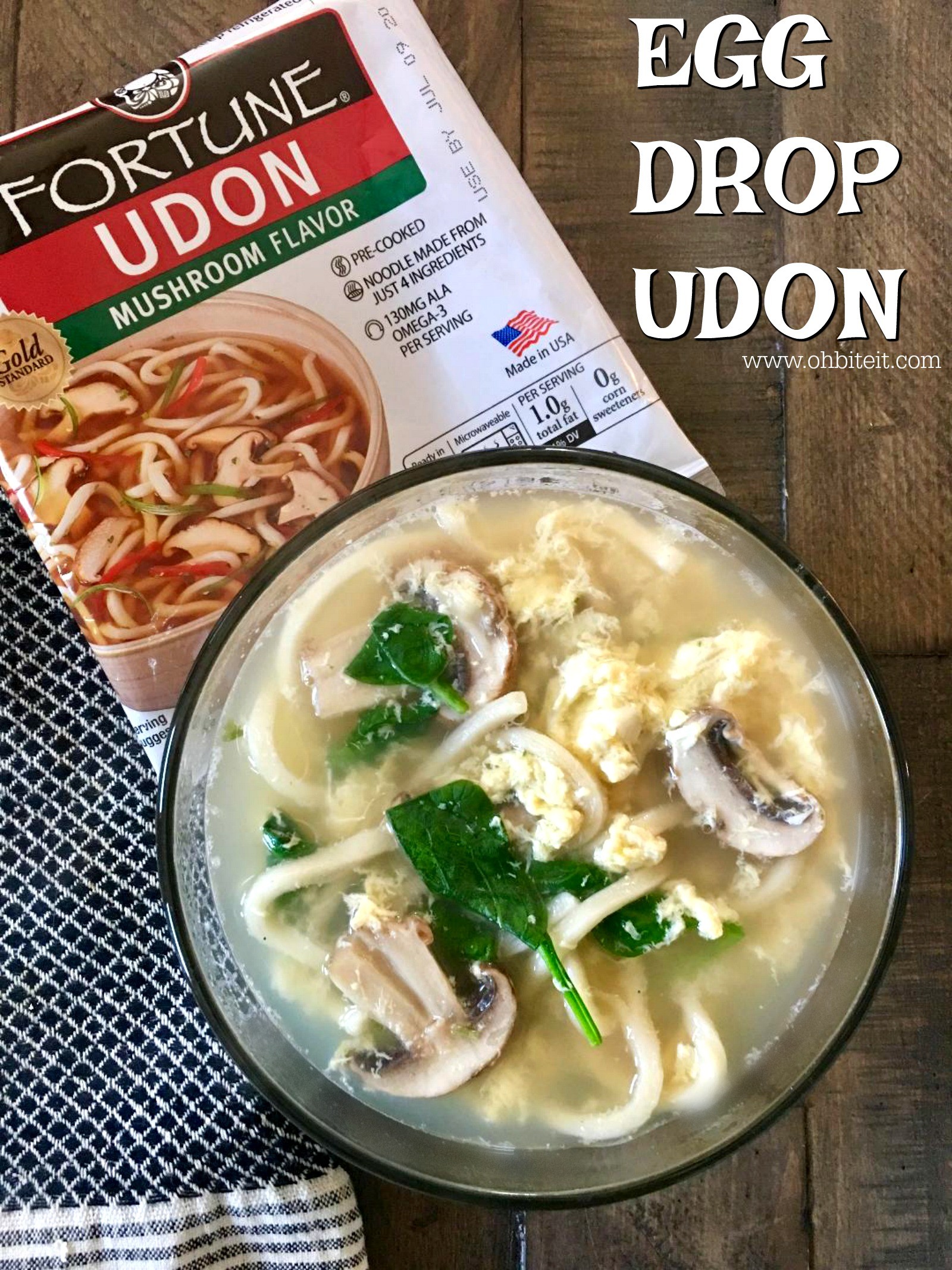 ~Egg Drop UDON – featuring FORTUNE!