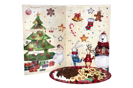 ~Sugar Plum’s Holiday Cookie 25 Day Advent Calendar-Super sized advent calendar filled with ingredients and tools to make your favorite holiday cookies!