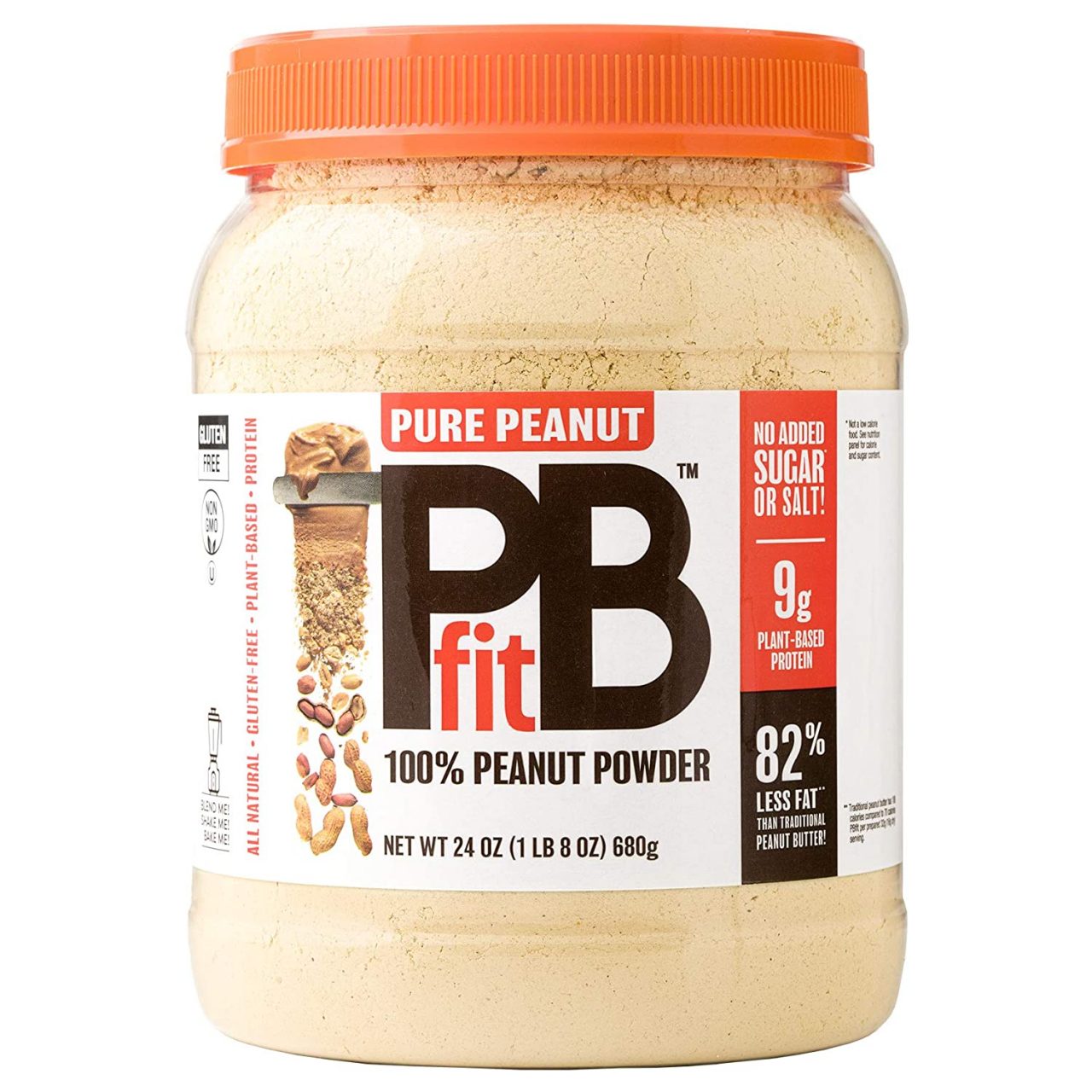 BetterBody Foods Pure Peanut PBfit 100 Powdered Peanut Butter! Oh