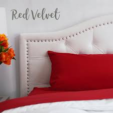 ~PeachSkin Sheets – in RED!