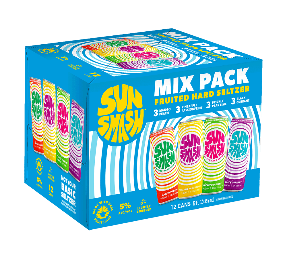 ~SunSmash – Fruited Hard Seltzer!