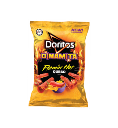 ~Doritos® Dinamita® Flamin’ Hot® Queso Flavored Tortilla Chips! 