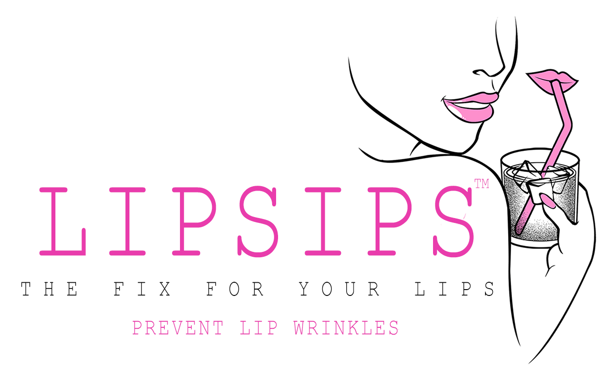 LipSips Lipsip Sip from A Straw Without Pursing Your Lips to Help Prevent Lip Lines Wrinkles Includes Detachable Lipsip, Reusable Sili, Blue